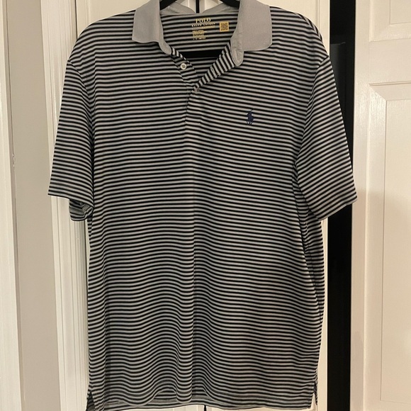 Polo Ralph Lauren Classic Fit Performance Polo Shirt - Navy/White - Picture 3 of 5